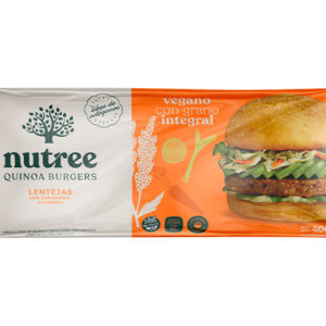 Medallones de quinoa y lenteja con zanahoria y puerro (Nutree)