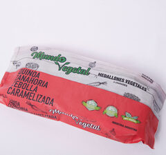 Medallones de quinoa, zanahoria y cebolla caramelizada (Mundo Vegetal)