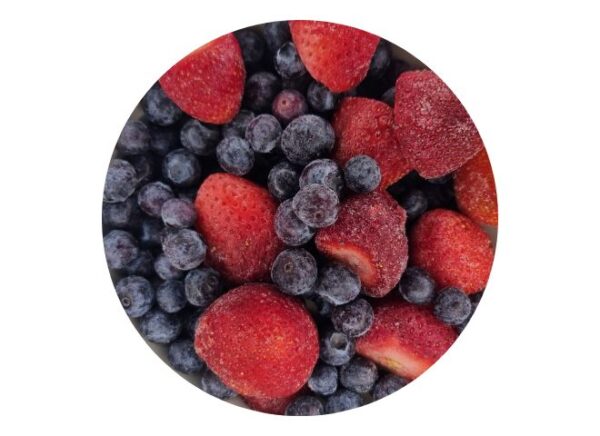 Pack Smoothie frutilla y arandanos por 750 gr (Biomac)