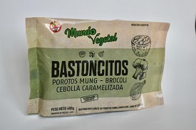 Bastoncitos porotos mung, brócoli y cebolla caramelizada X 10 unidades (Mundo Vegetal)